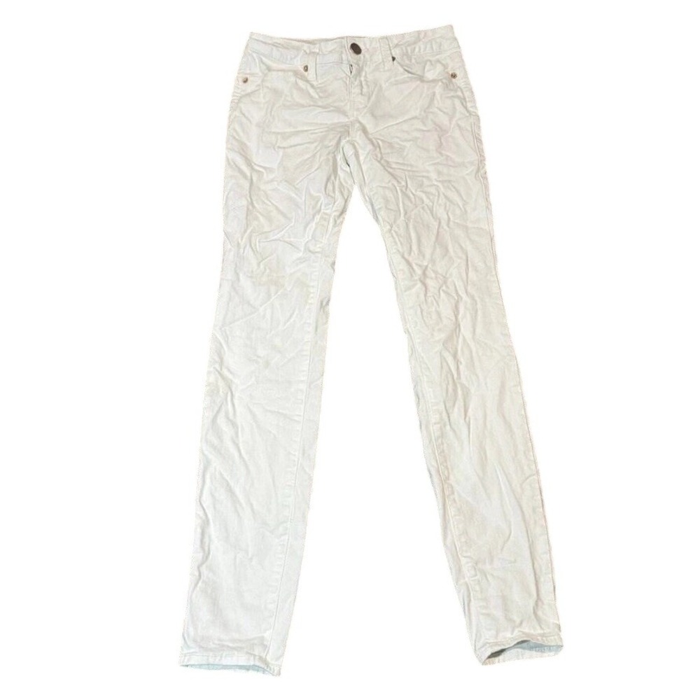 No Boundaries Low‎ Rise Skinny Jeans Arctic White Womens Size 1 NJ19B720K Denim